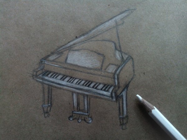 На пианино пошагово