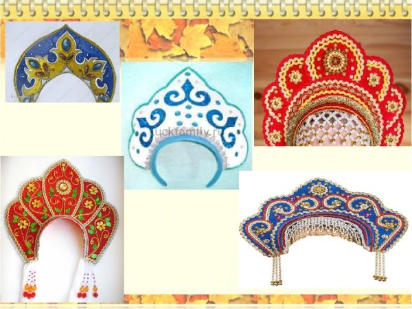 Кокошник орнамент