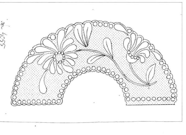 Кокошник для раскрашивания