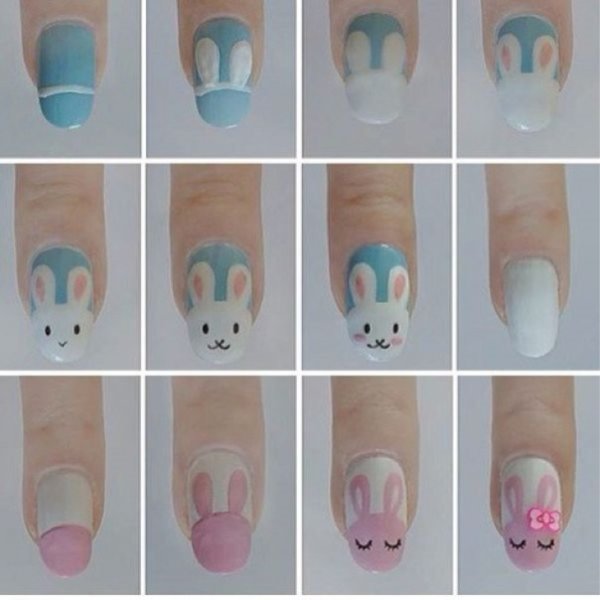 Простые рисунки для маникюра для начинающих