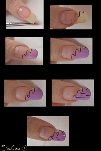 Фотоурок рисунок на ногтях