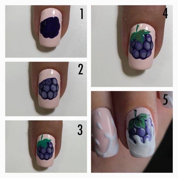 Маникюр узоры пошагово