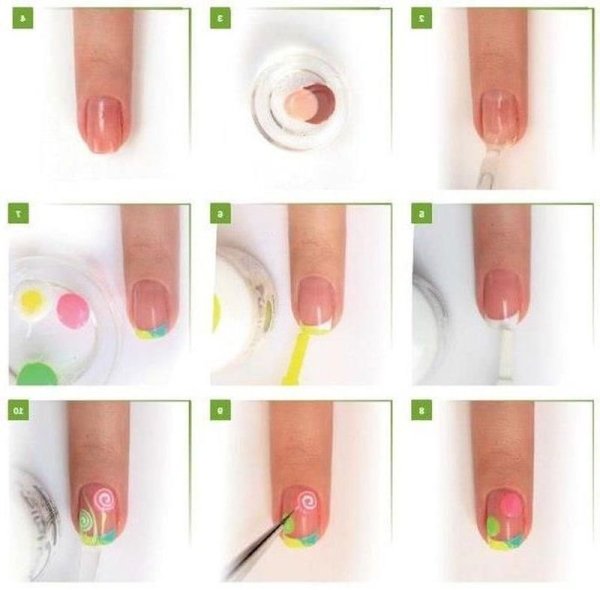Ногти пошагово гель лаком