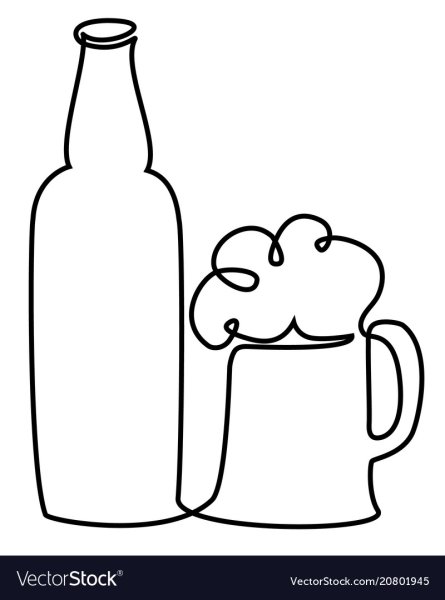 Трафареты для рисования пиво