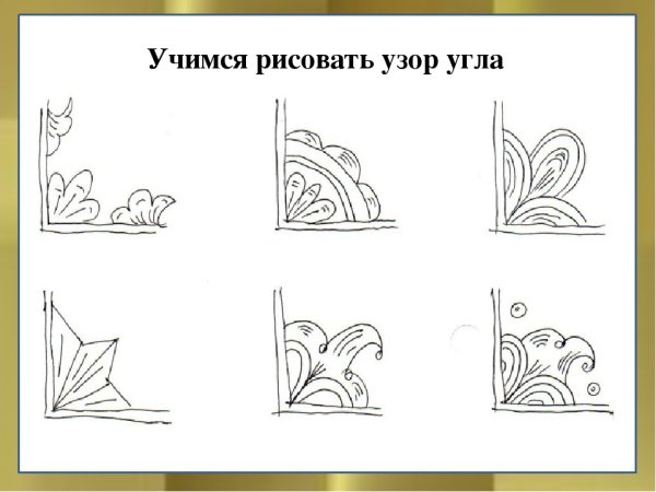 Узоры для рисования легкие для детей