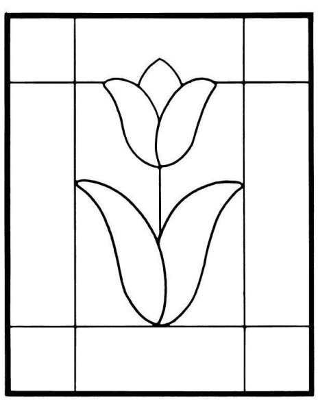 Эскиз витража легкий
