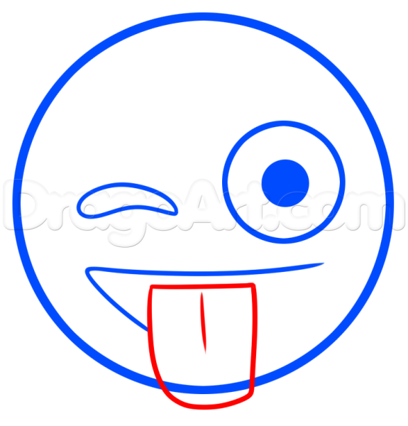 Поэтапное рисование смайликов