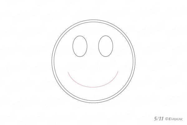 Смайлы рисовать карандашом