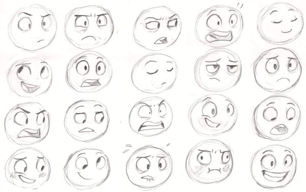 Выражения лица для рисования