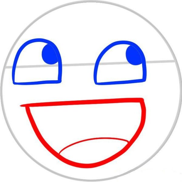 Рожица рисунок карандашом