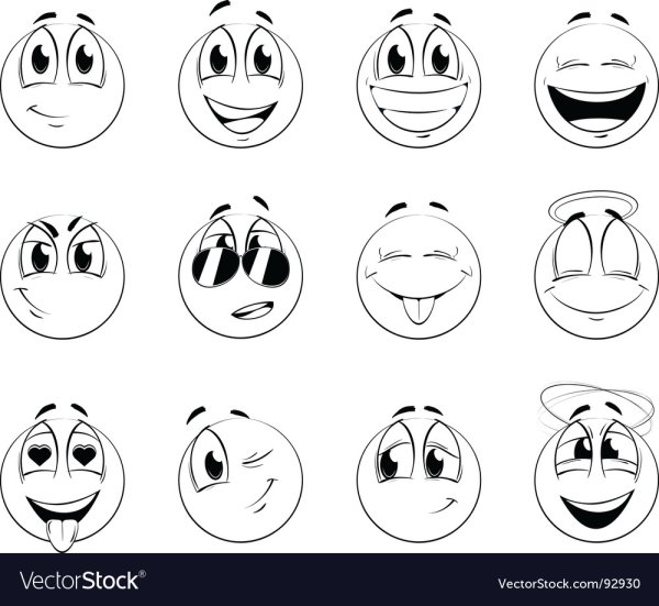 Эмоции для раскрашивания