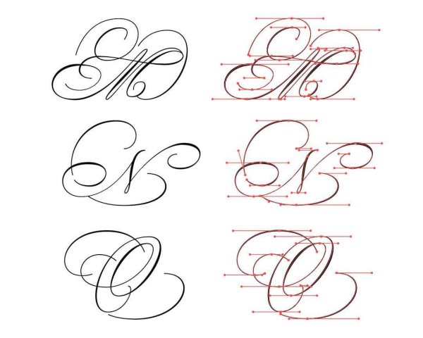 Каллиграфические инициалы