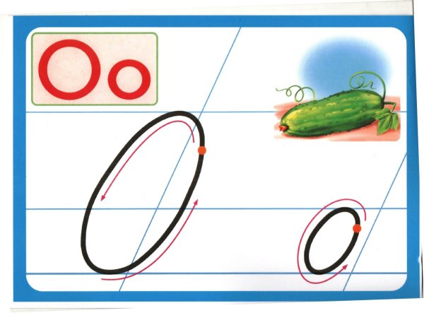 Написание строчной и заглавной буквы а