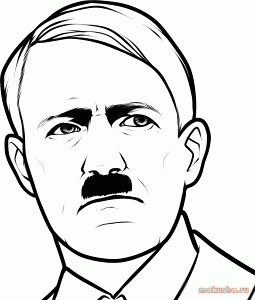 Адольф Гитлер эскизы