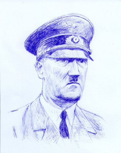 Гитлер раскраска