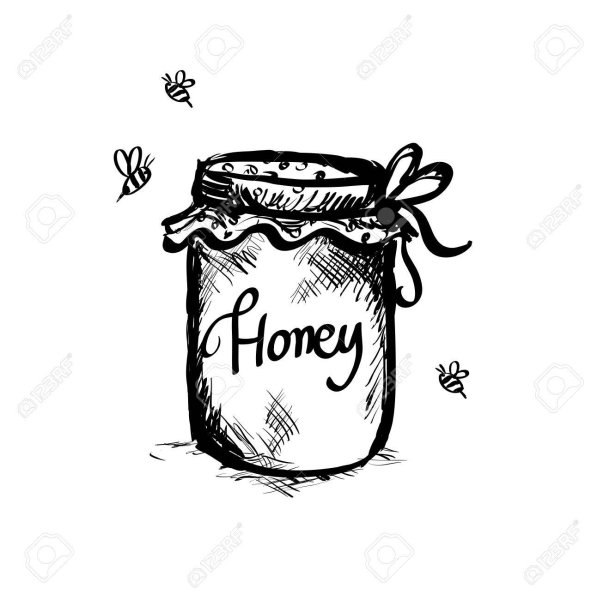 Скетч банка меда