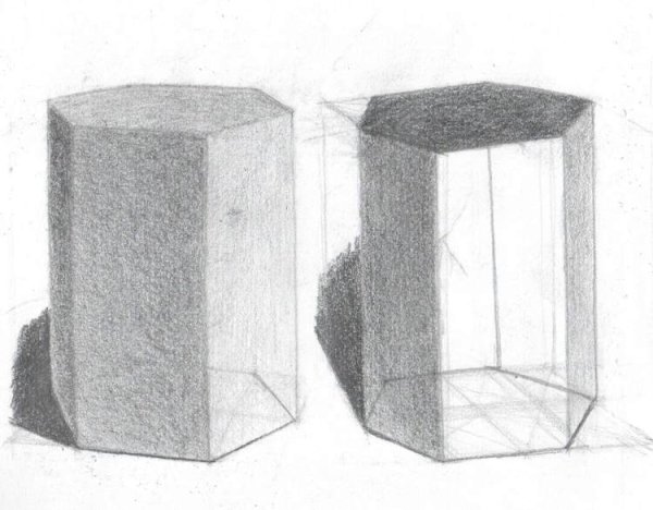 Шестиугольная Призма Светотень