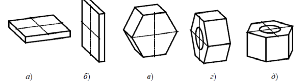 Технический рисунок Призмы