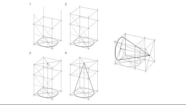 Конструктивное построение конуса