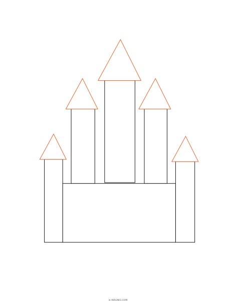 Замки карандашом для начинающих