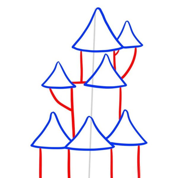 Поэтапное рисование архитек