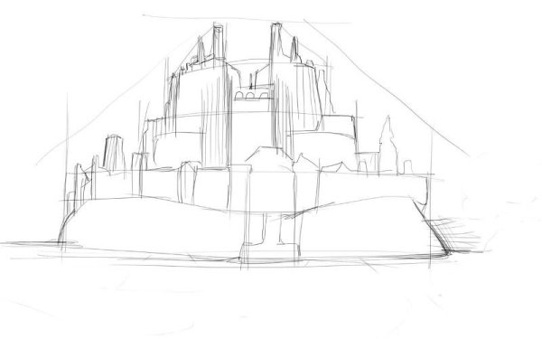 Рисование 4 класс крепость