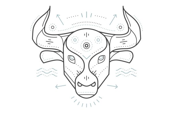 Знак зодиака Телец рисунок