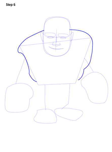 Циклоп великан черно белый