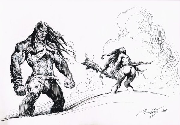 Великан раскраска