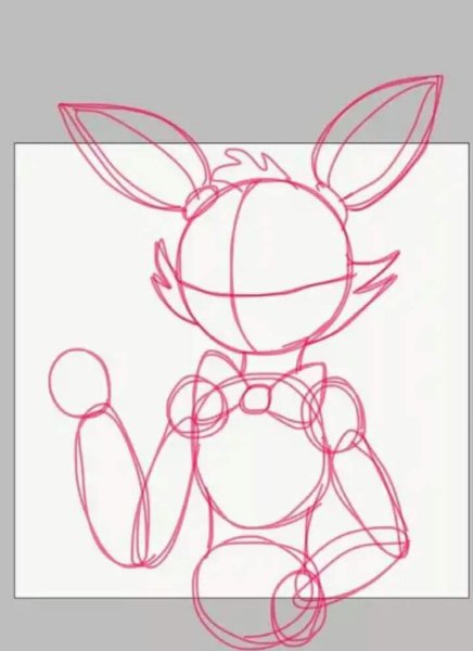 Поэтапное рисование АНИМАТРОНИКОВ