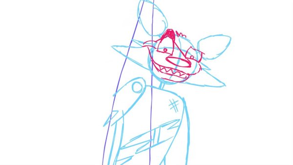 Арты для новичков рисование по шагам ФНАФ