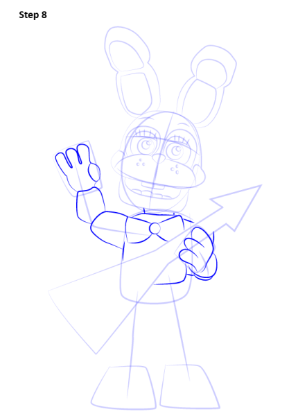 Поэтапное рисование АНИМАТРОНИКОВ