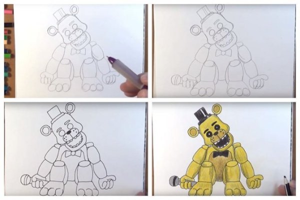 Рисовать Голден Фредди