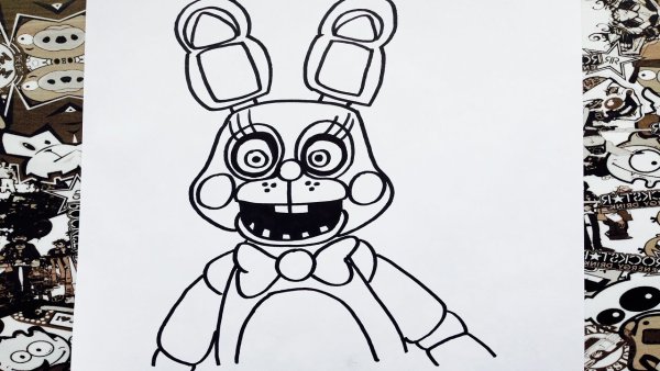 Олд АНИМАТРОНИКИ для срисовки