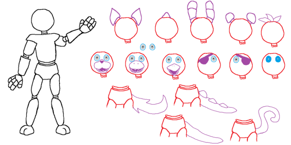 АНИМАТРОНИК для рисования