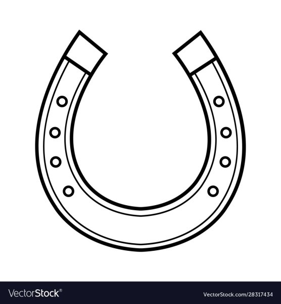 Подкова заготовка для Paint