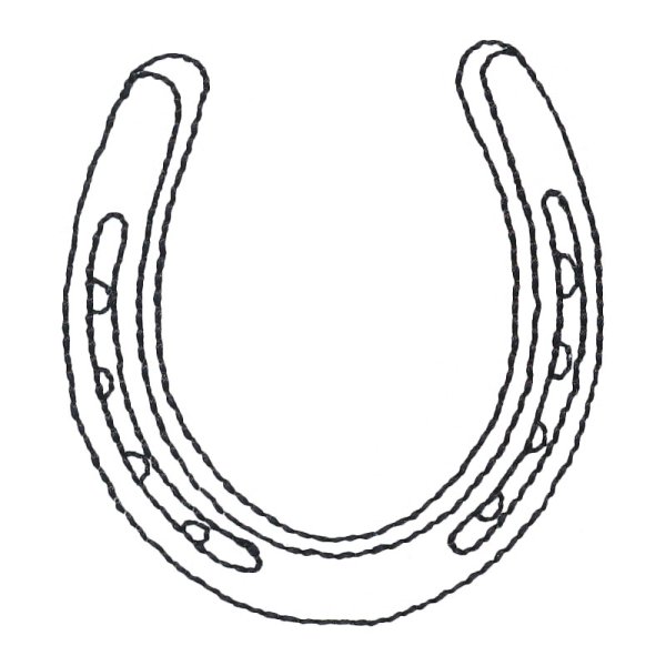 Подкова в щипцах рисунок Графика вектор