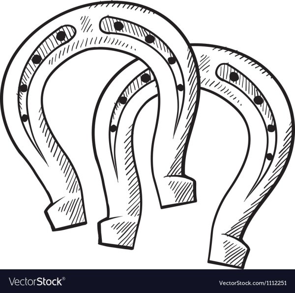Подкова вектор контур