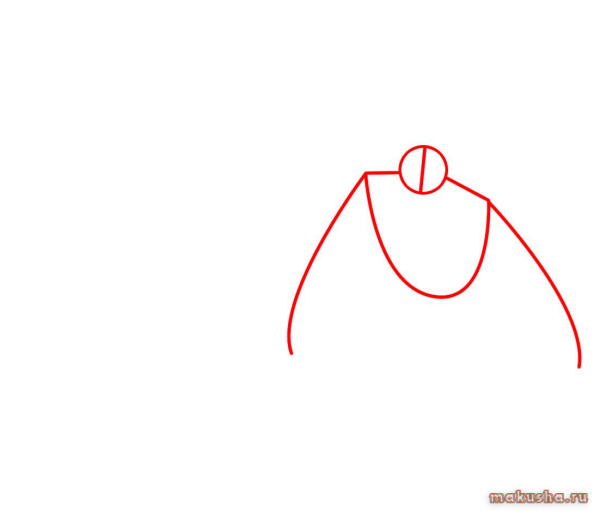 Как нарисовать Робина карандашом для детей поэтапно