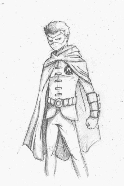 Рисунки Робин (Дэмиен Уэйн)