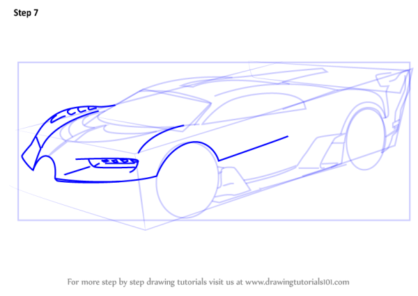 Раскраска Бугатти Гран Туризмо