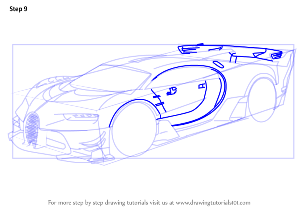 Бугатти Гран Туризмо спорт раскраска