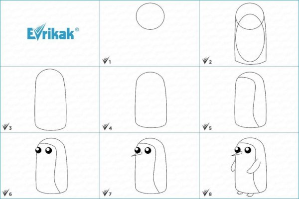 Как нарисовать пингвина поэтапно для детей