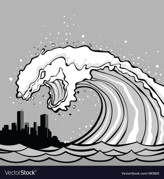 ЦУНАМИ карандашом