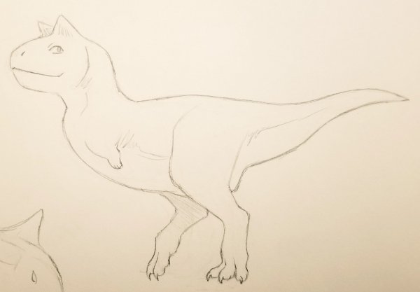 Карнотавр Наброски