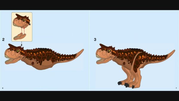Карнотавр акрилом