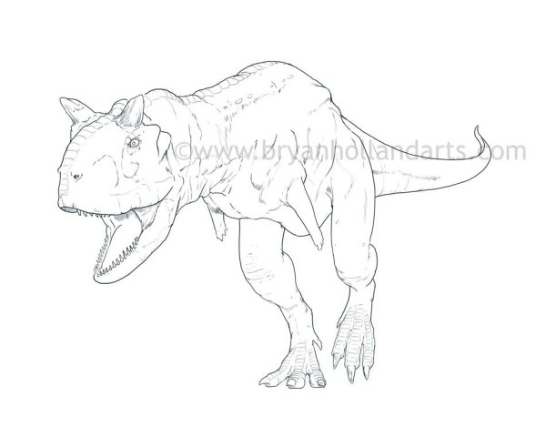 Карнотавр рисунок