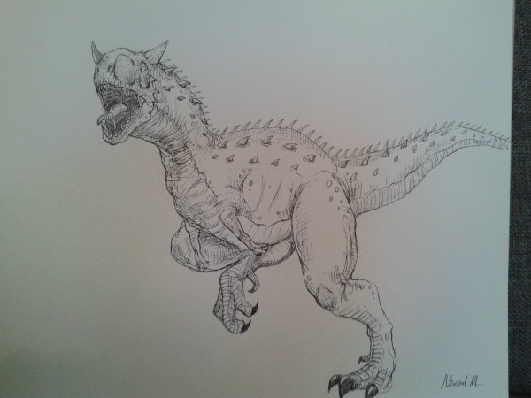 Мир Юрского периода 2 раскраски Карнотавр