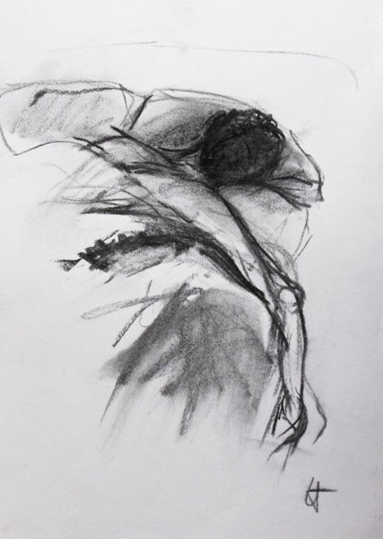 Иллюстрации углем