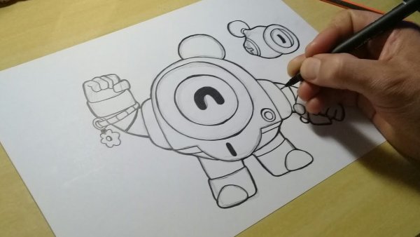 Нани рисунок карандашом БРАВЛ